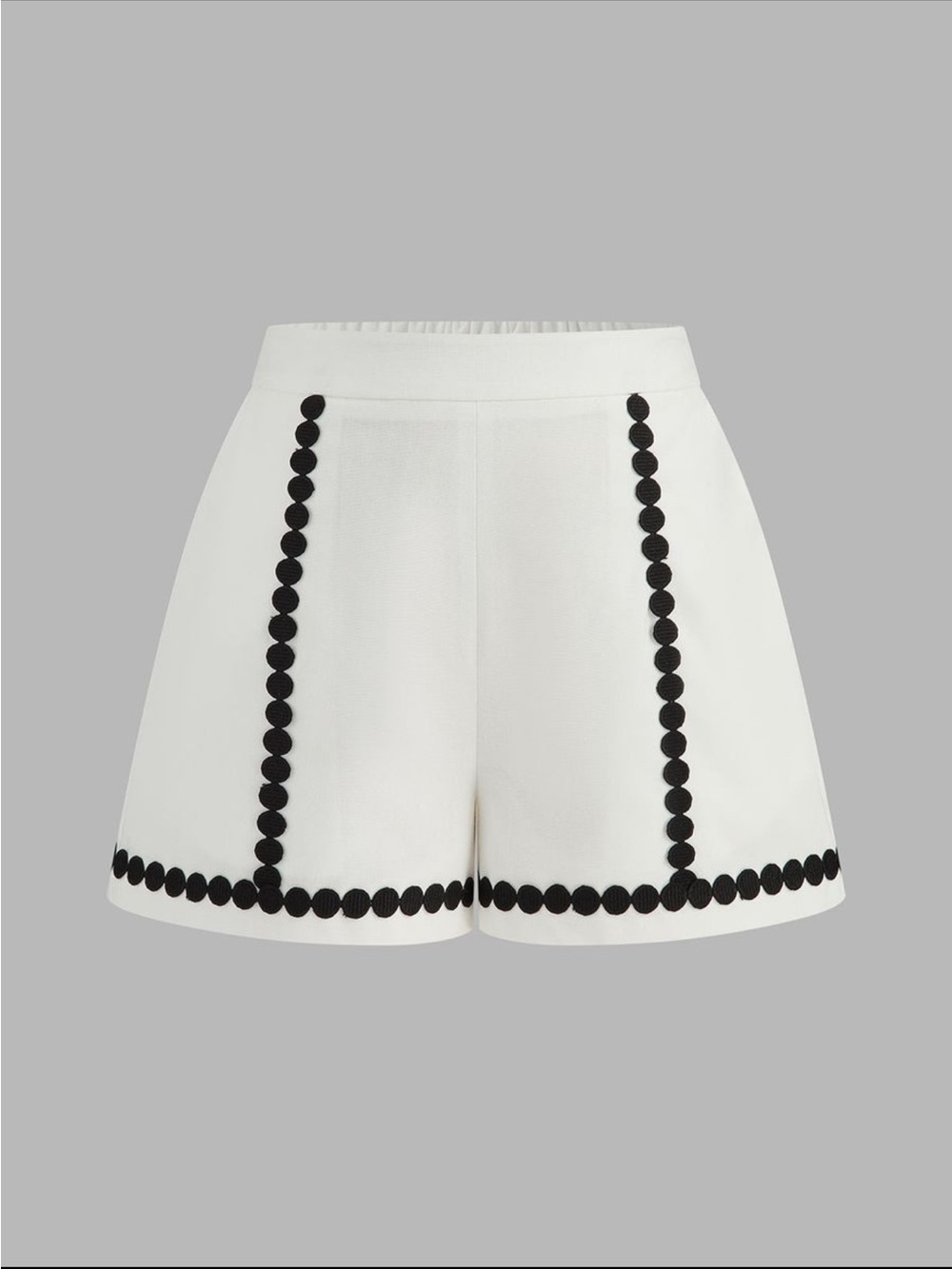 Commense Contrast Trim Corset Shorts Set with Black Trim - Picture 6 of 10